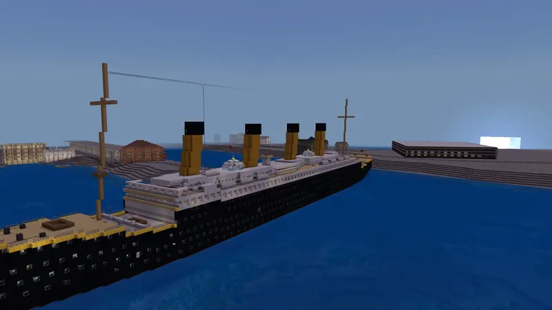 Drone orbit from the starboard side round to the bow
